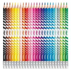 Pastelky trojhranné MAPED "COLOR'PEPS OOPS" s gumou sada 24 ks